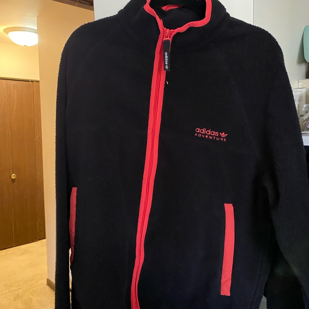 Adidas black soft sweater